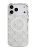 Karl Lagerfeld для iPhone 17 Pro Max чехол IML KL Monogram Metal camera Hard White (MagSafe)