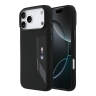 BMW для iPhone 17 Pro чехол M-series Liquid silicone Vertical logo Metal Cam Hard Black (MagSafe)