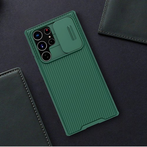 Nillkin CamShield Pro чехол для Galaxy S22 Ultra, зеленый