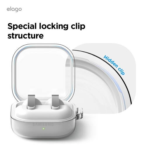 Elago для Galaxy Buds 4/4 Pro чехол Clear Hang case Transparent