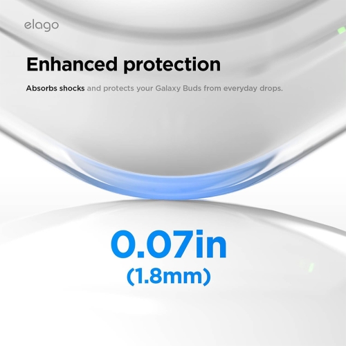 Elago для Galaxy Buds 4/4 Pro чехол Clear Hang case Transparent