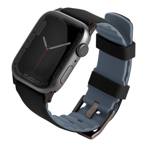 Ремешок Uniq Linus Airosoft silicone для Apple Watch All 49-46-45-44 мм, черный
