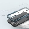 Чехол Nillkin Nature Pro для iPhone 14 Pro, прозрачный/синяя рамка