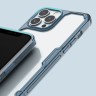 Чехол Nillkin Nature Pro для iPhone 14 Pro, прозрачный/синяя рамка