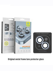 BLUEO Camera lens Armor metal для камеры iPhone 14 | 14 Plus, Blue (2 шт +installer)