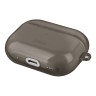 Чехол Uniq Glase с карабином для AirPods Pro 2, Smoke Grey