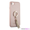 Чехол Guess Saffiano Hard Ring для iPhone 7/8/SE 2020, розовый