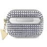 Чехол Guess Diamond Rhinestone with Triangle charm для Airpods Pro 2, серебристый