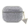 Чехол Guess Diamond Rhinestone with Triangle charm для Airpods Pro 2, серебристый