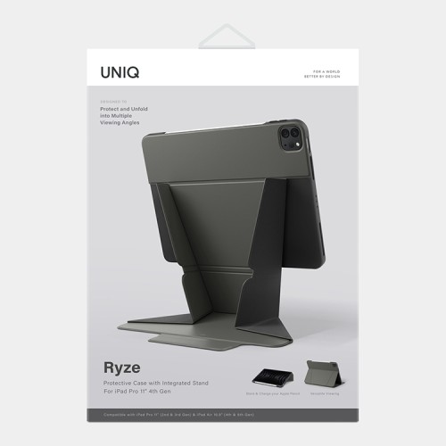 Чехол Uniq RYZE для iPad Pro 11 (2022/21) / Air 10.9 (2022/20), Lichen Green