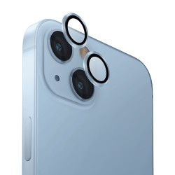 Uniq стекло для iPhone 15/15 Plus OPTIX Camera Lens protector Aluminium Mist Blue, 2 шт.