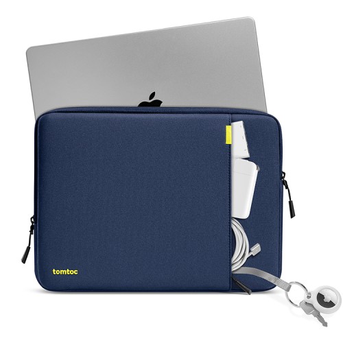 Tomtoc для ноутбуков 15" MacBook Pro/Air чехол-папка Defender-A13 Laptop Sleeve Navy Blue