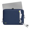 Tomtoc для ноутбуков 15" MacBook Pro/Air чехол-папка Defender-A13 Laptop Sleeve Navy Blue