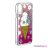 Чехол iCover Sparkle (Liquid) Icecream для iPhone X/XS