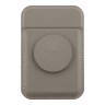 Uniq магнитный бумажник с функцией стенда FLIXA Magnetic card holder Pop-out Grip-stand Grey