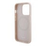 Hello Kitty для iPhone 15 Pro чехол PU Leather Kitty Asleep Hard Pink (MagSafe)
