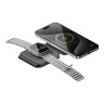EnergEA Беспроводное СЗУ Bazic GoMag Trio PLUS magnetic wireless foldable 15W Grey