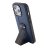 BMW для iPhone 15 Pro Max чехол GripStand M-Collection PU Tricolor line Hard Navy
