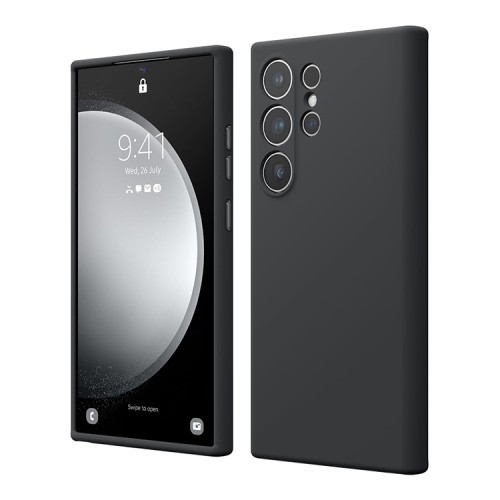 Elago для Galaxy S24 Ultra чехол Soft silicone (Liquid) Black