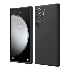 Elago для Galaxy S24 Ultra чехол Soft silicone (Liquid) Black