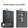 Elago для Galaxy S24 Ultra чехол Soft silicone (Liquid) Black