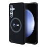 BMW для Galaxy S24 чехол M-Collection Liquid silicone Laser Ring Hard Black (MagSafe)