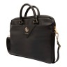 Guess для ноутбуков 15"/16" сумка PU Grained leather Bag 4G metal logo with Zipper Black