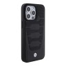 BMW для iPhone 15 Pro чехол Signature Leather Perforated Seats pattern Hard Black (MagSafe)