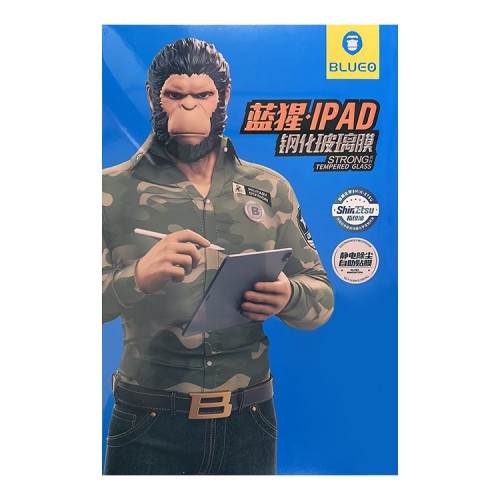 BlueO стекло для iPad Air 11 (2025/24), Clear HD (прозрачное) + Installer Pro