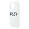 DKNY для iPhone 16 Pro чехол PC/TPU Double layer Arch Logo White
