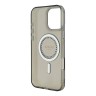 Guess для iPhone 16 Pro чехол PC/TPU Diamond Rhinestone Circle Black (MagSafe)