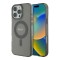 Guess для iPhone 16 Pro чехол PC/TPU Diamond Rhinestone Circle Black (MagSafe)