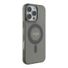 Guess для iPhone 16 Pro чехол PC/TPU Diamond Rhinestone Circle Black (MagSafe)