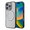Mercedes для iPhone 16 Pro Max чехол PC/TPU Transparent with Black Ring, Clear (MagSafe)