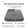 Elago для iPhone 16 Pro Max чехол Soft silicone (Liquid) Medium Gray