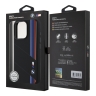 BMW для iPhone 16 Pro Max чехол M-Collection Liquid silicone Lines Metal camera Hard Black (MagSafe)