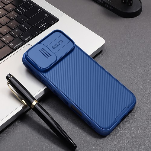 Nillkin для iPhone 16 чехол CamShield Pro Magnetic Blue