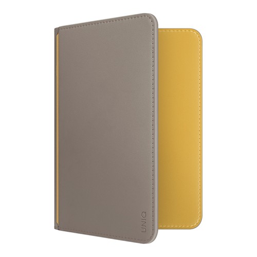 Uniq обложка на паспорт Belmont RFID-blocking passport holder Canary Yellow/Flint Grey