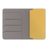 Uniq обложка на паспорт Belmont RFID-blocking passport holder Canary Yellow/Flint Grey