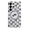 Karl Lagerfeld для Galaxy S25 Ultra чехол PC/TPU Monogram NFT Karl & Choup Metal Cam Hard Trsp (MagSafe)