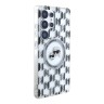 Karl Lagerfeld для Galaxy S25 Ultra чехол PC/TPU Monogram NFT Karl & Choup Metal Cam Hard Trsp (MagSafe)