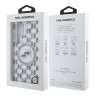 Karl Lagerfeld для Galaxy S25 Ultra чехол PC/TPU Monogram NFT Karl & Choup Metal Cam Hard Trsp (MagSafe)
