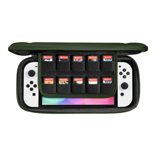 Tomtoc Gaming для Nintendo Switch & OLED чехол FancyCase-G05 NS Slim Case Forest Green