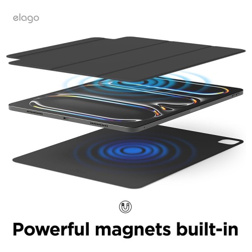 Elago для iPad Pro 13 (2024 M4) чехол Magnetic Folio Dark Grey