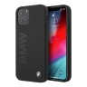 Чехол BMW Signature Liquid Silicone Laser logo для iPhone 12 Pro Max, черный