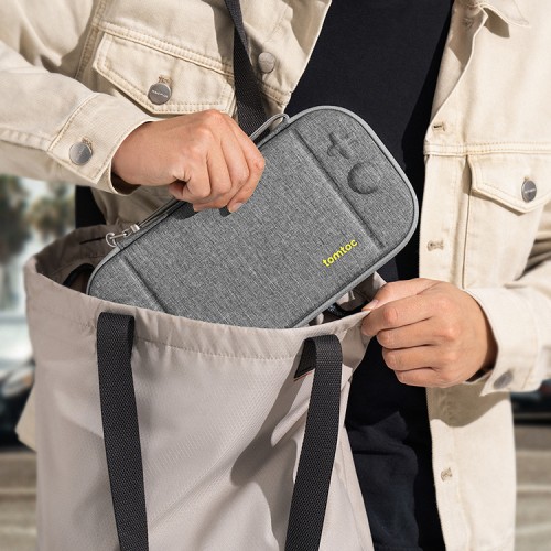 Tomtoc Gaming для Nintendo Switch 2 чехол FancyCase-G05 Slim Case Gray