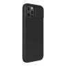 Чехол Nillkin CamShield Silky Magnetic Silicone для iPhone 12 Pro Max, черный