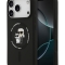 Karl Lagerfeld для iPhone 17 Pro Max чехол Liquid Silicone NFT Karl & Choupette Hard Black (MagSafe)