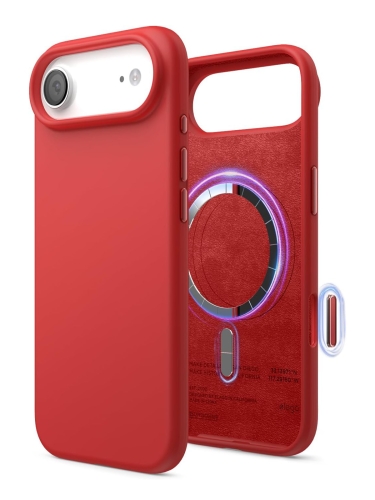 Elago для iPhone Air чехол Magnetic Silicone Red (MagSafe)