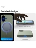 Elago для iPhone 17 чехол Magnetic Silicone Khaki Green (MagSafe)